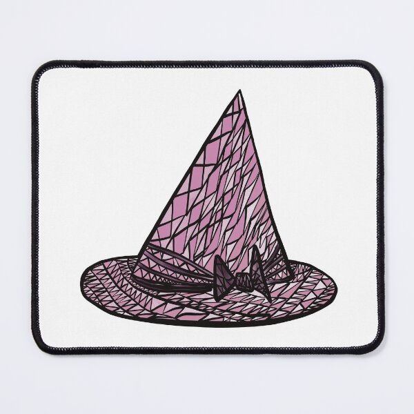Item preview, Classy Pink Witch Hat Halloween Illustration designed and sold by ZaraRoza.