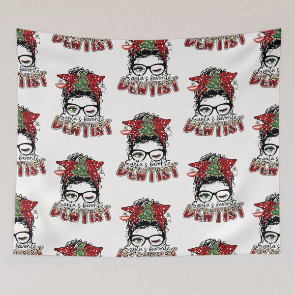 Item preview, Santa's Favorite Hair Bun Dentist designed and sold by LittleFunky79.