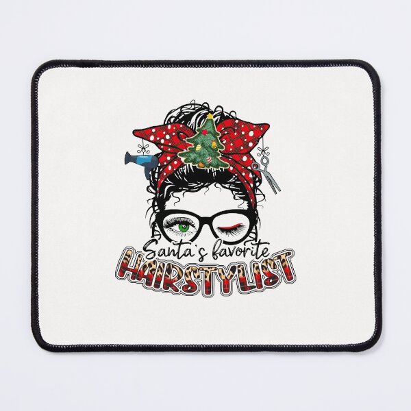 Item preview, Santa's Favorite Hair Bun Hairstylist designed and sold by LittleFunky79.