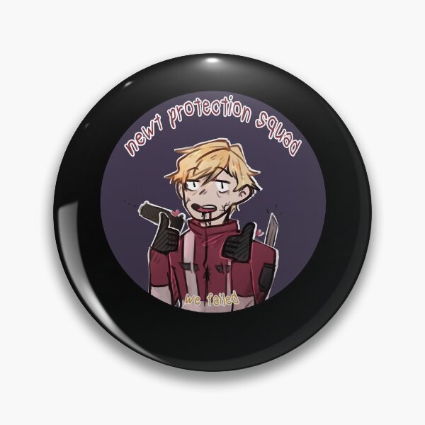 Item preview, Newt chibi circle designed and sold by CrowderChing.