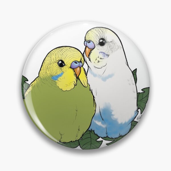 Budgie Brothers Pin