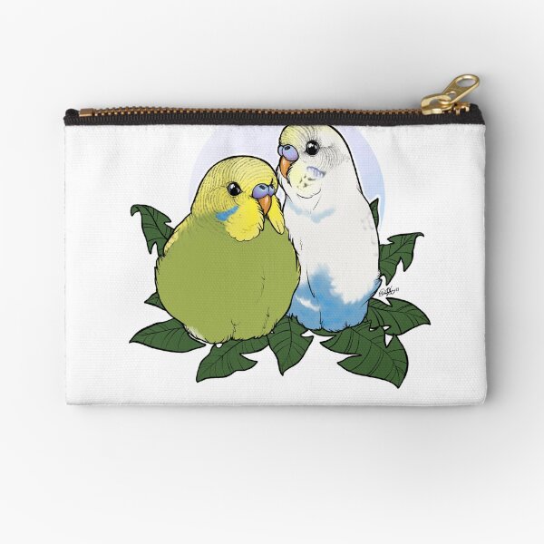 Budgie Brothers Zipper Pouch
