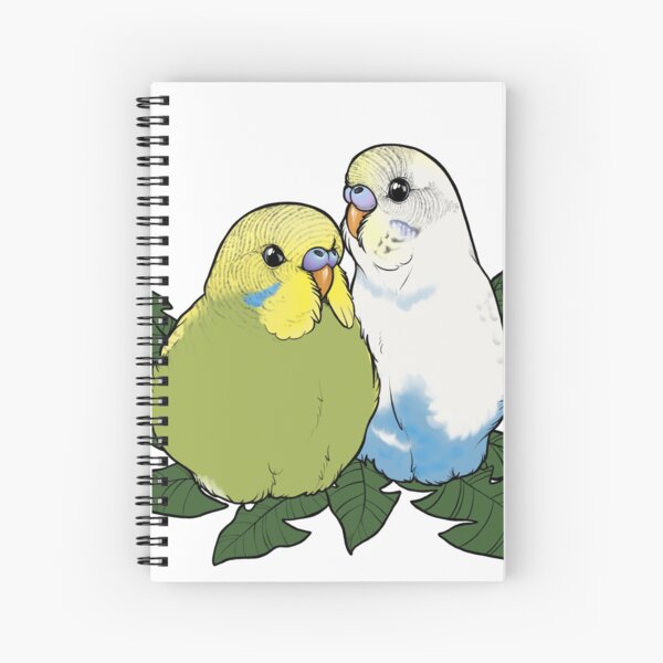 Budgie Brothers Spiral Notebook