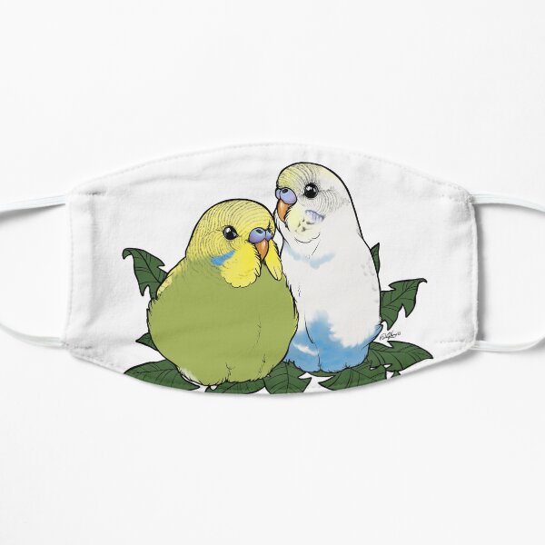 Budgie Brothers Flat Mask