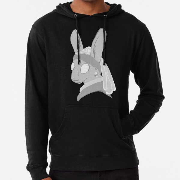 Bunny with a Pearl Earring Lightweight Hoodie