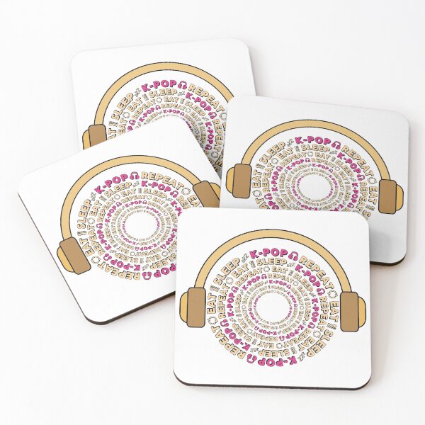 Item preview, Eat sleep K-pop repeat #2 designed and sold by HONGSOOLSHOP.