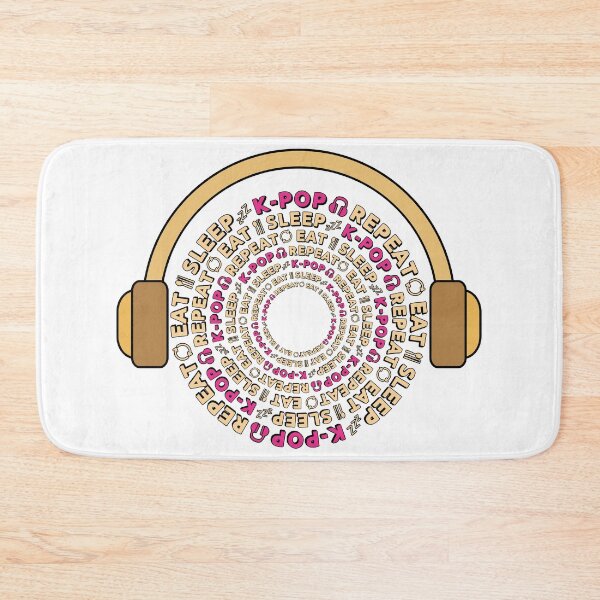 Item preview, Eat sleep K-pop repeat #2 designed and sold by HONGSOOLSHOP.