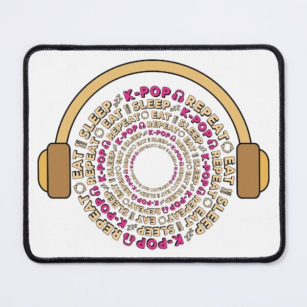 Item preview, Eat sleep K-pop repeat #2 designed and sold by HONGSOOLSHOP.