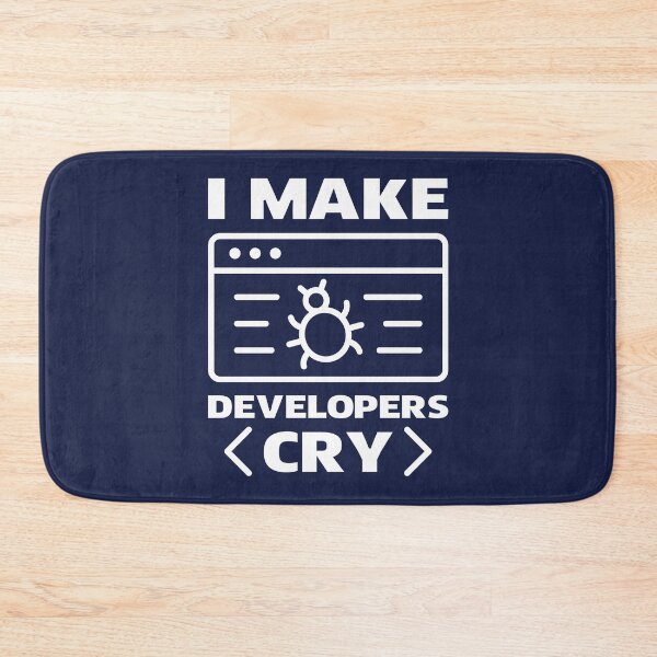 Item preview, I Make Developers Cry designed and sold by TashaVector.