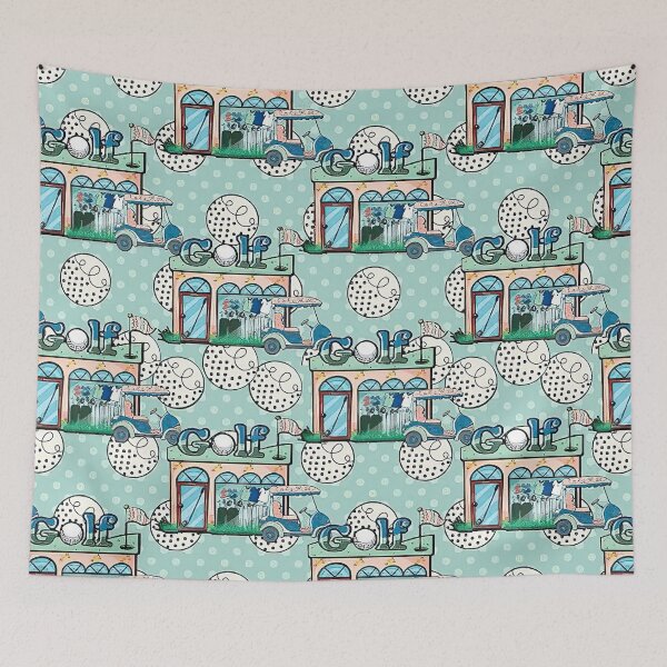 Item preview, Golf Store Seamless Pattern designed and sold by ChuckyStore79.