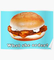 What she order? Poster