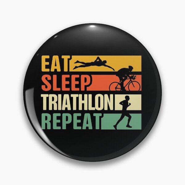 Item preview, Eat Sleep Triathlon Repeat designed and sold by thanhmaidesign.