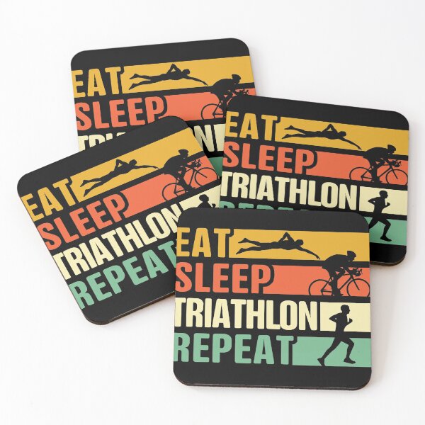 Item preview, Eat Sleep Triathlon Repeat designed and sold by thanhmaidesign.