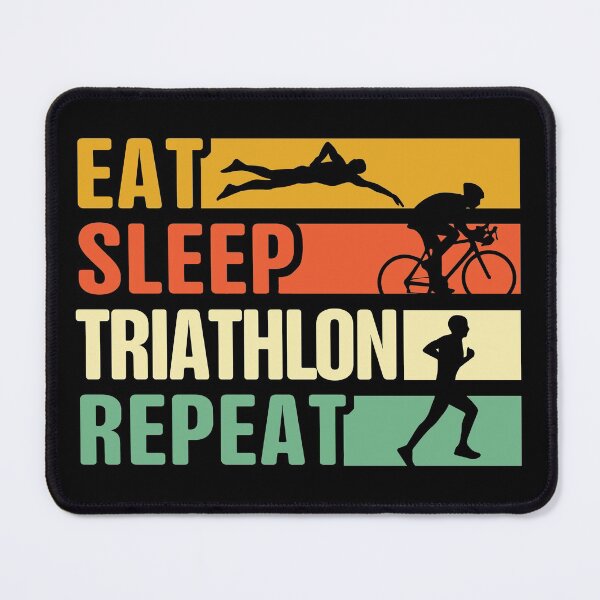 Item preview, Eat Sleep Triathlon Repeat designed and sold by thanhmaidesign.