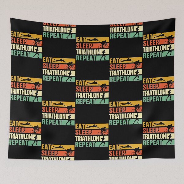 Item preview, Eat Sleep Triathlon Repeat designed and sold by thanhmaidesign.