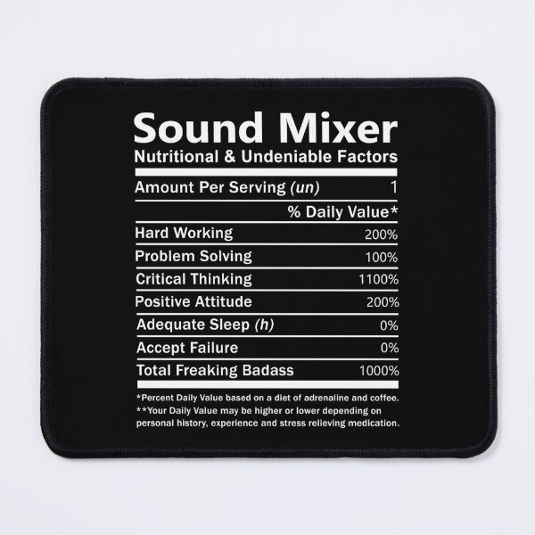 Item preview, Sound Mixer T Shirt - Nutritional and Undeniable Factors Gift Item Tee designed and sold by montoyalop.
