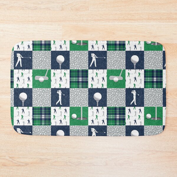 Item preview, Golf green & navy plaid designed and sold by ChuckyStore79.