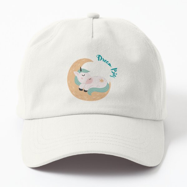 Dream Big Unicorn on the Moon Dad Hat