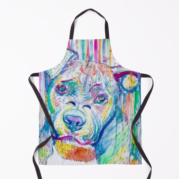 Item preview, PIT BULL Watercolor portrait .7 designed and sold by lautir.