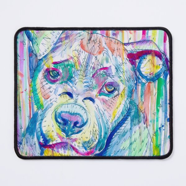 Item preview, PIT BULL Watercolor portrait .7 designed and sold by lautir.