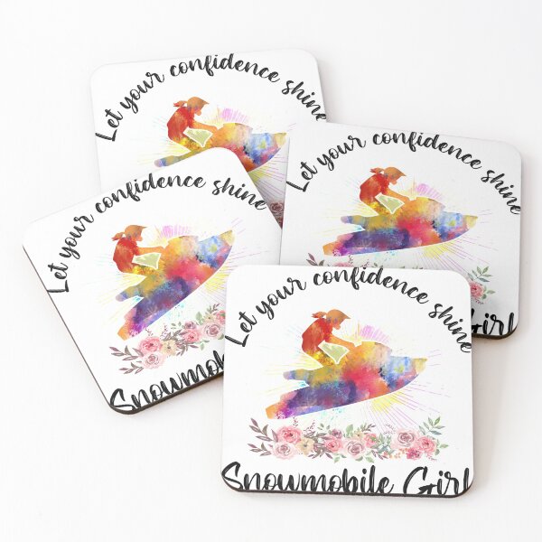 Item preview, let your confidence shine Snowmobile girl designed and sold by thanhmaidesign.