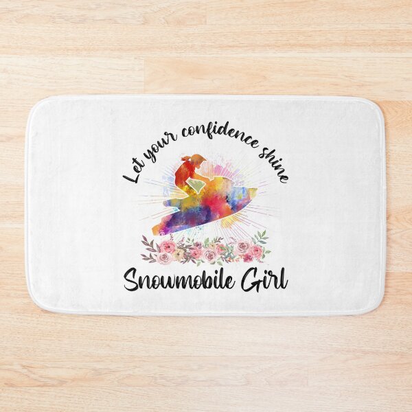 Item preview, let your confidence shine Snowmobile girl designed and sold by thanhmaidesign.