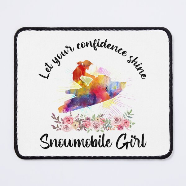 Item preview, let your confidence shine Snowmobile girl designed and sold by thanhmaidesign.