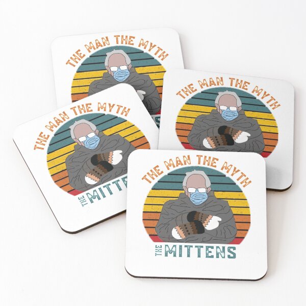 Item preview, Man Myth Mittens Inauguration - Funny Bernie Sanders Meme - designed and sold by Djikou.