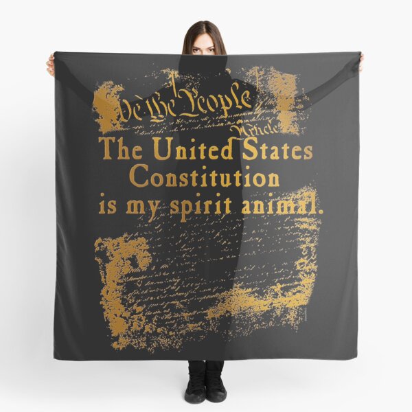 US Constitution is My Spirit Animal Scarf