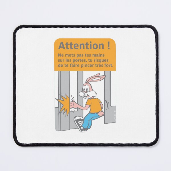 Item preview, Serge the metro rabbit Sticker designed and sold by KARENPEARSO.