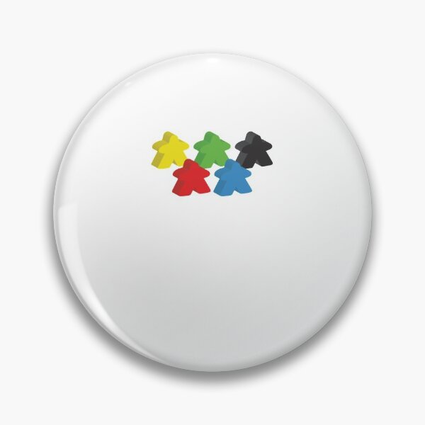 Item preview, Set of 5 meeples (Board game tokens) Sticker designed and sold by KARENPEARSO.