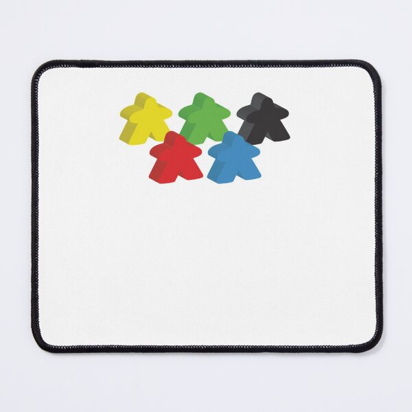 Item preview, Set of 5 meeples (Board game tokens) Sticker designed and sold by KARENPEARSO.