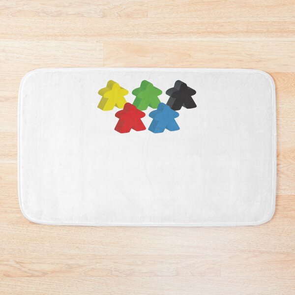 Item preview, Set of 5 meeples (Board game tokens) Sticker designed and sold by KARENPEARSO.