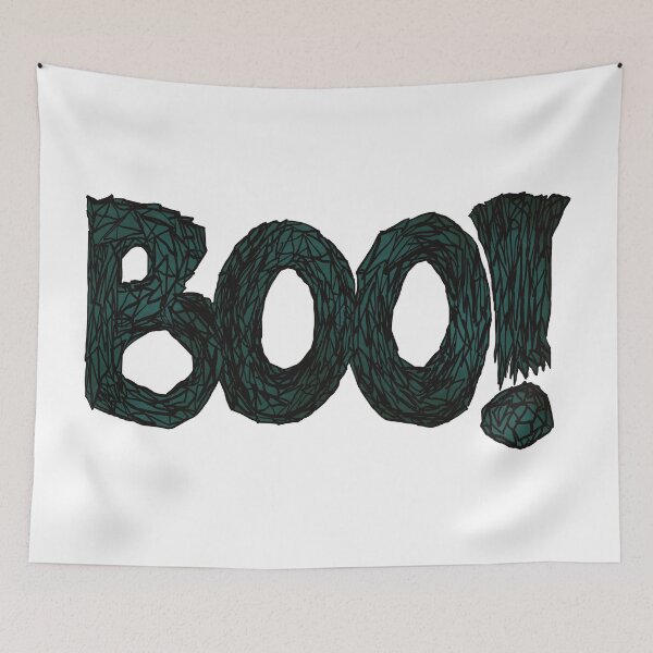 Item preview, Boo! Teal Crystal Vintage Halloween Illustration designed and sold by ZaraRoza.