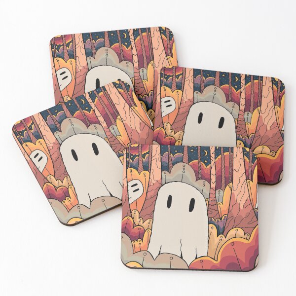 Item preview, Little ghost forest designed and sold by Swadeillustrations.