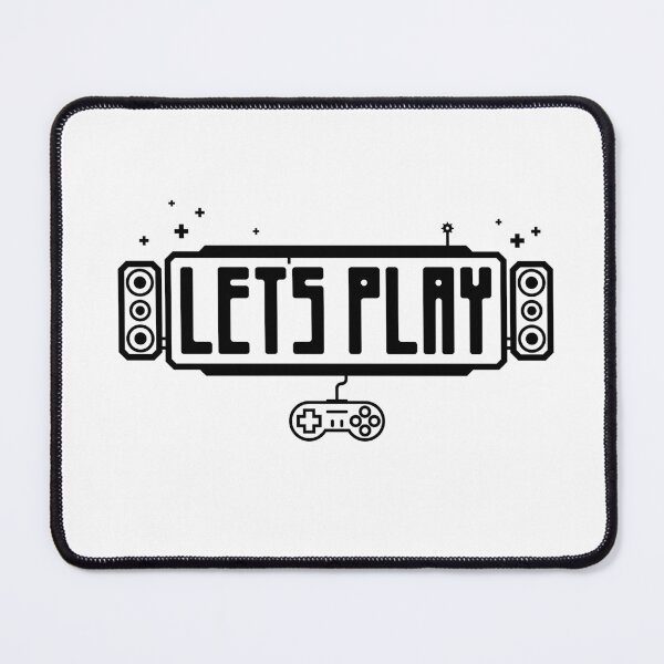 Item preview, Let's Play ! (Black version) designed and sold by Ludogorek.