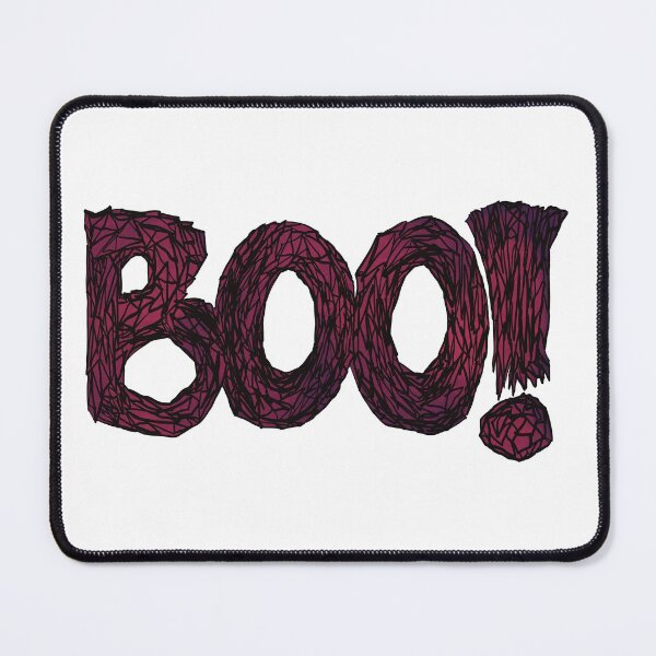 Item preview, Boo! Dark Rose Pink Crystal Vintage Halloween Illustration designed and sold by ZaraRoza.