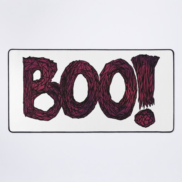 Item preview, Boo! Dark Rose Pink Crystal Vintage Halloween Illustration designed and sold by ZaraRoza.