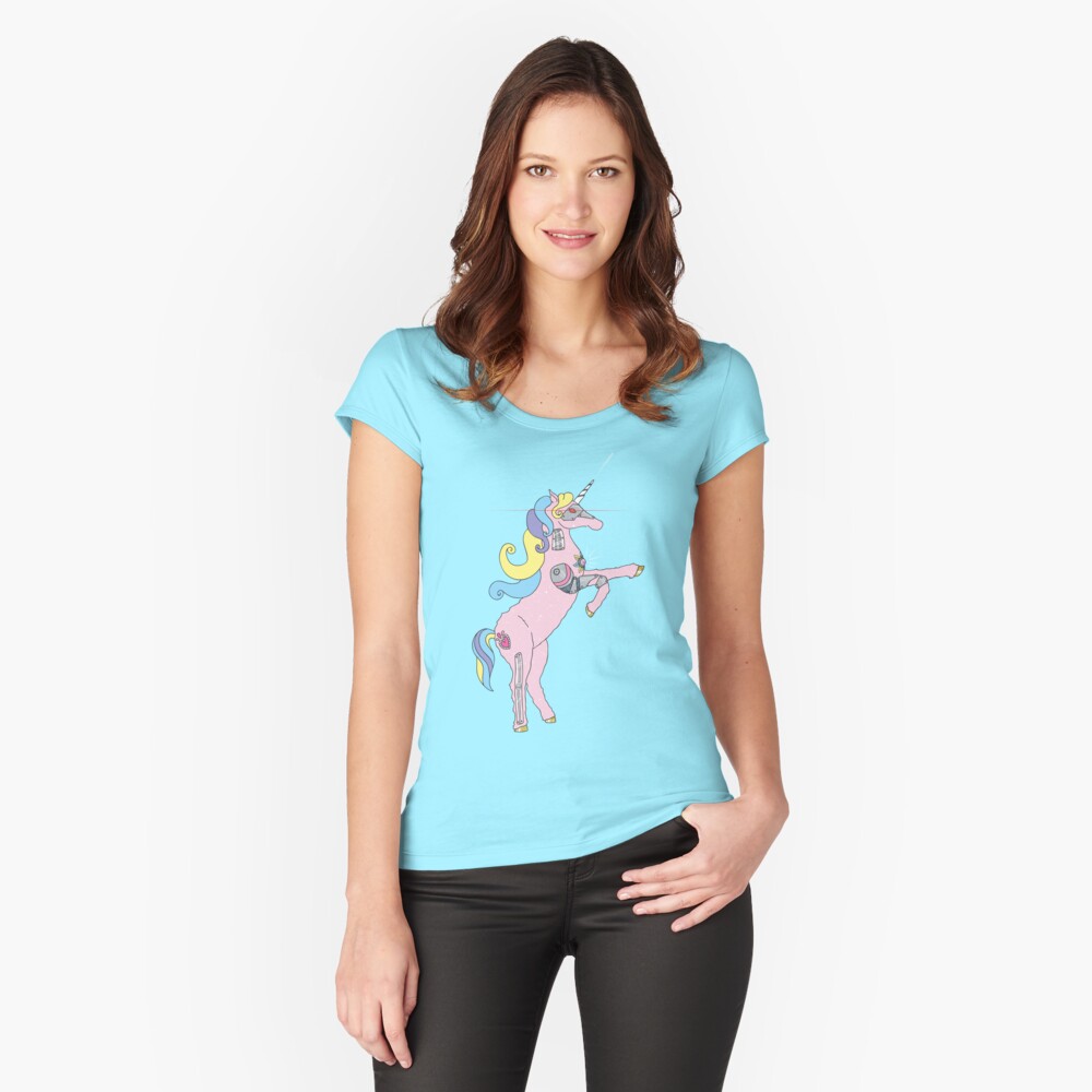 Item preview, Fitted Scoop T-Shirt designed and sold by Elvedee.