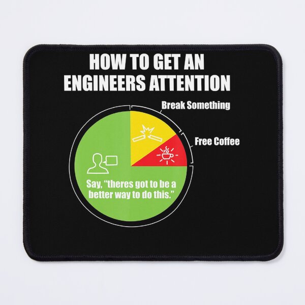 Item preview, How To Get An Engineers Attention Engineering Funny designed and sold by AdeleSchindler.