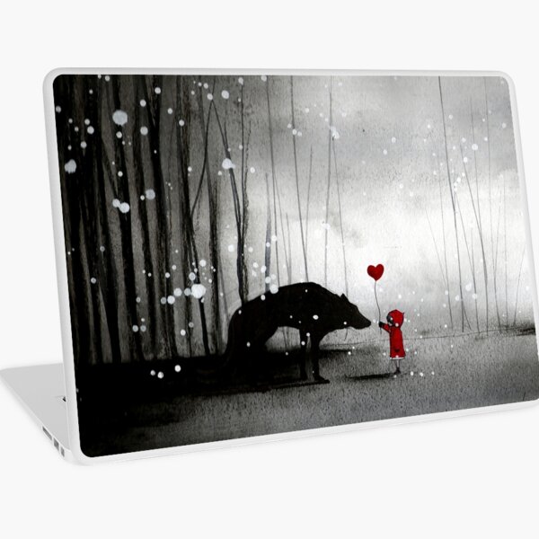Little Red Riding Hood ~ I love You Laptop Skin