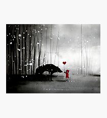 Little Red Riding Hood ~ I love You Photographic Print