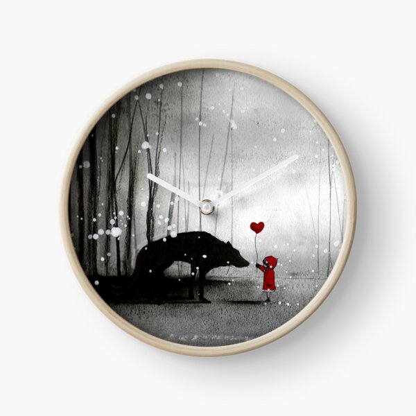 Little Red Riding Hood ~ I love You Clock