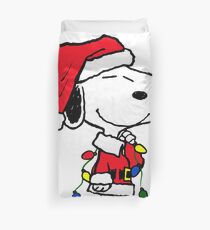 Merry Christmas Snoopy Duvet Cover