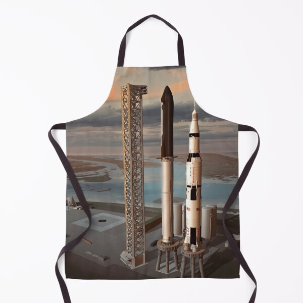 Item preview, Starship next to Saturn V designed and sold by Tony  Bela.