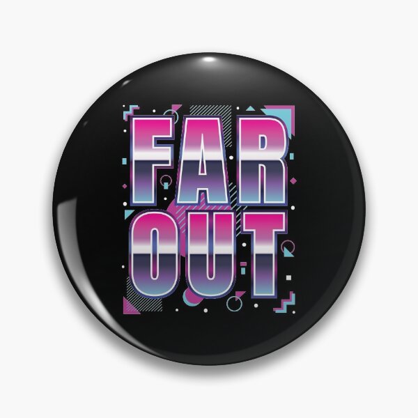 Item preview, Far Out Cool 80's Retro Slang designed and sold by GravitiTees.