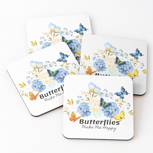 Item preview, Hydrangea with Happy butterflies designed and sold by AshStylz.