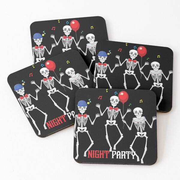 Item preview, Dancing Skeleton Party - Happy Halloween Night party designed and sold by NawalMagdy.