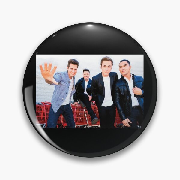 Item preview, Four boy band happy logo poster designed and sold by RebecaMac030.