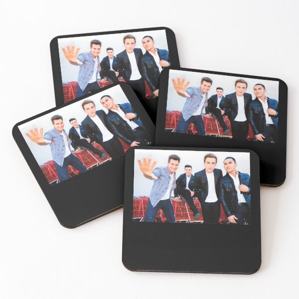 Item preview, Four boy band happy logo poster designed and sold by RebecaMac030.